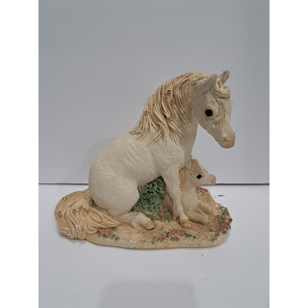 VTG Animal‎ Classics United Design Horse Mother And Baby Figurine USA 1988